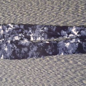 Brand: Justice, Size: 18/10, Colors: black, blue, white.